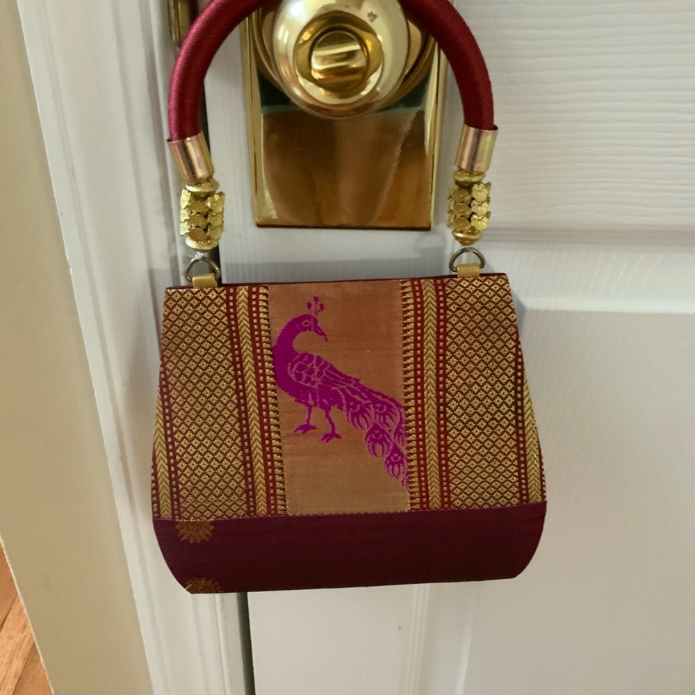 Pretty Peacock Handbag from India